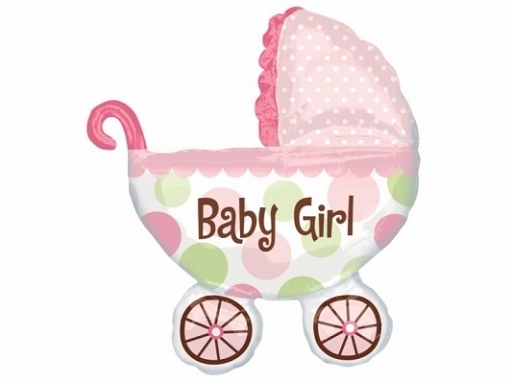 Girlande "Baby Shower" für Babyparty Taufe & Geburt Baby-Shower-Party 